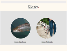 Tablet Screenshot of corey.ca